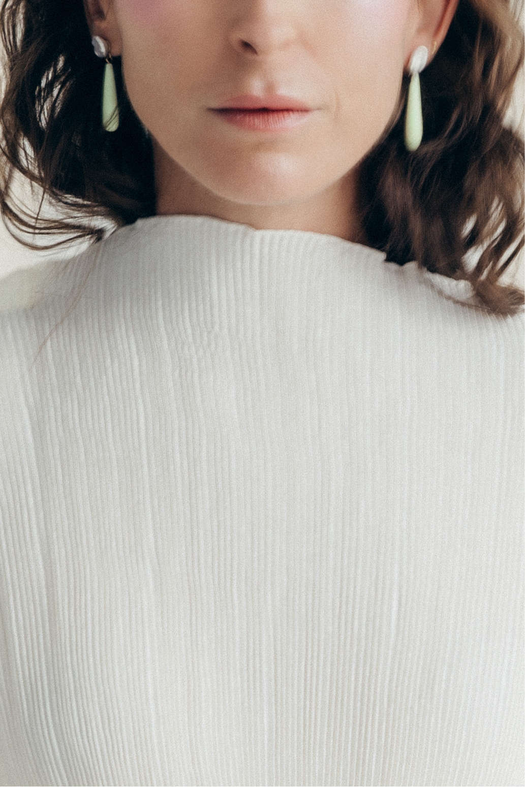 Drop Earrings: Pearl+ Chrysopras/Pearl + Calcedon/Amazonit (3Options)