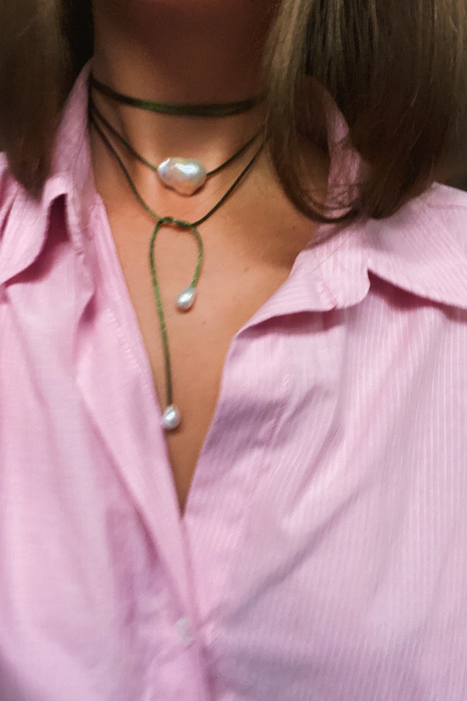 Lilo Choker (grey or green) – Bild 3