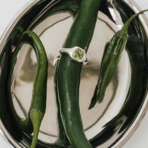 Organic Signet Ring – Gemstone