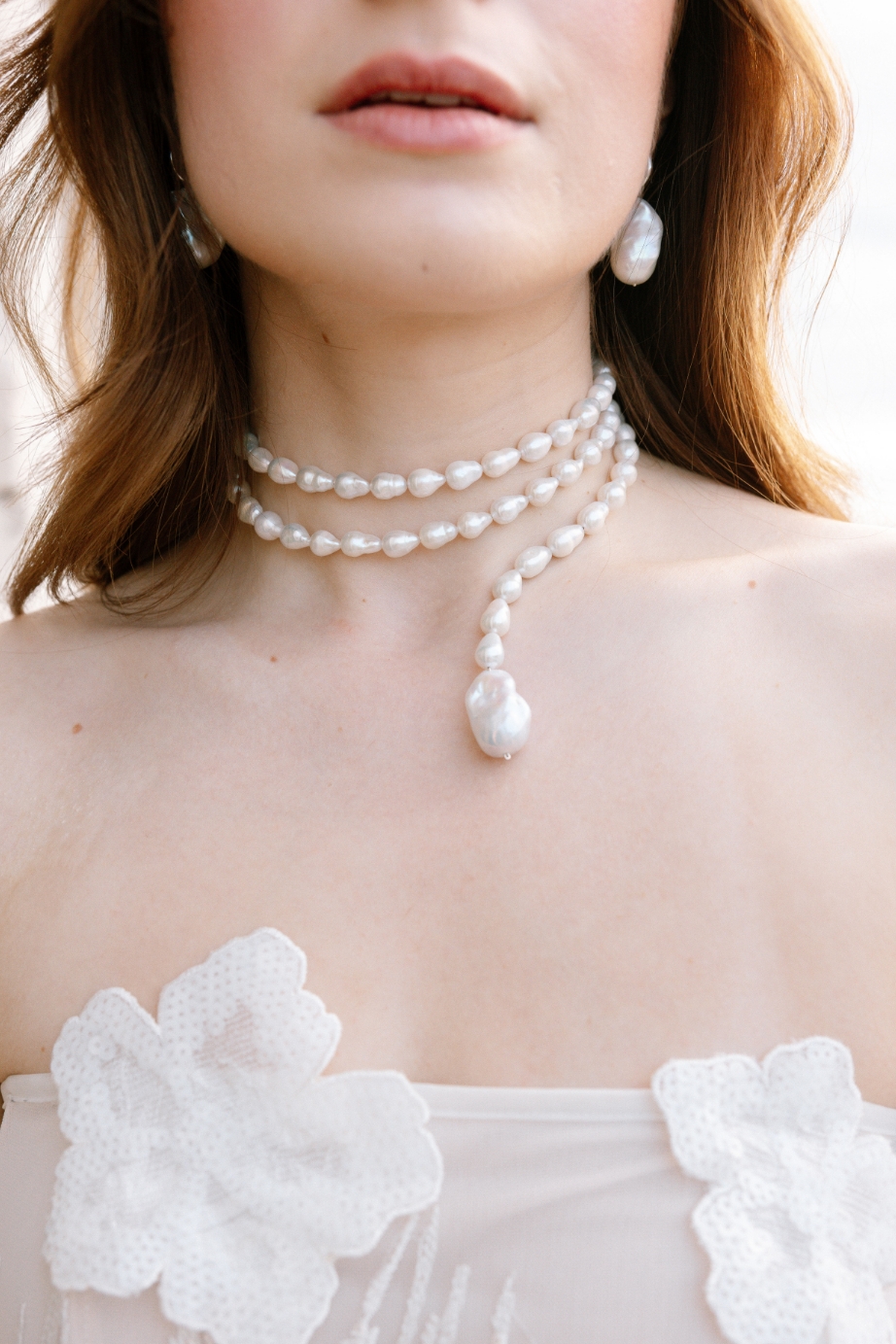 Tali Choker Barockperle