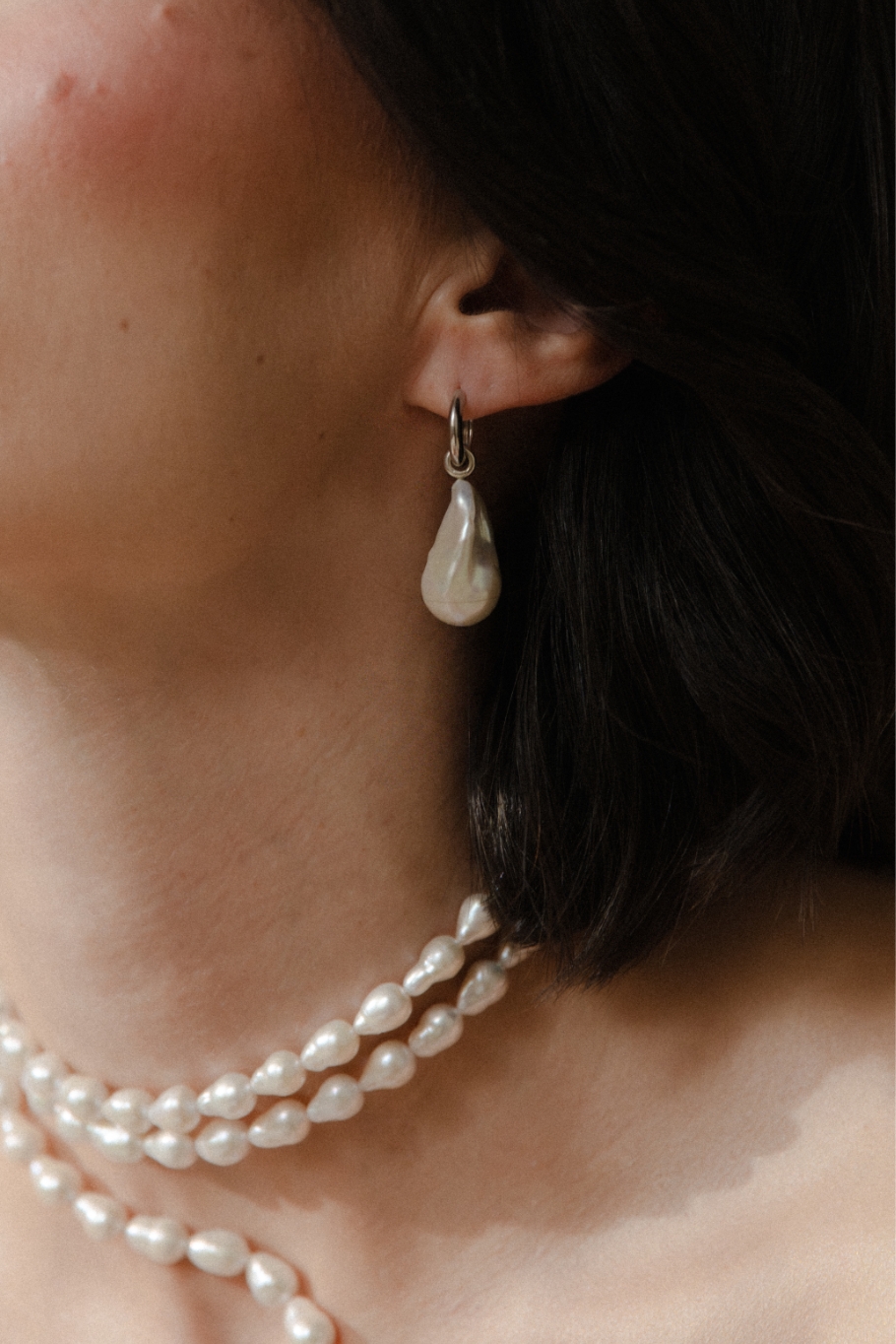 Tali Pearl Hoops – Bild 2