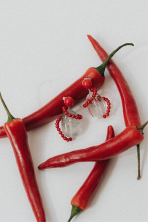 Wrap Earrings mit Natursteinen